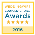 Wedding Wire Couples' Choice Award 2016